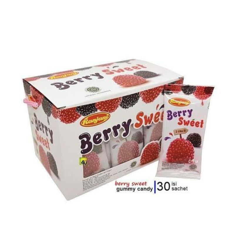 

SS SNACK Permen Kenyal Berry Sweet isi 30 pcs