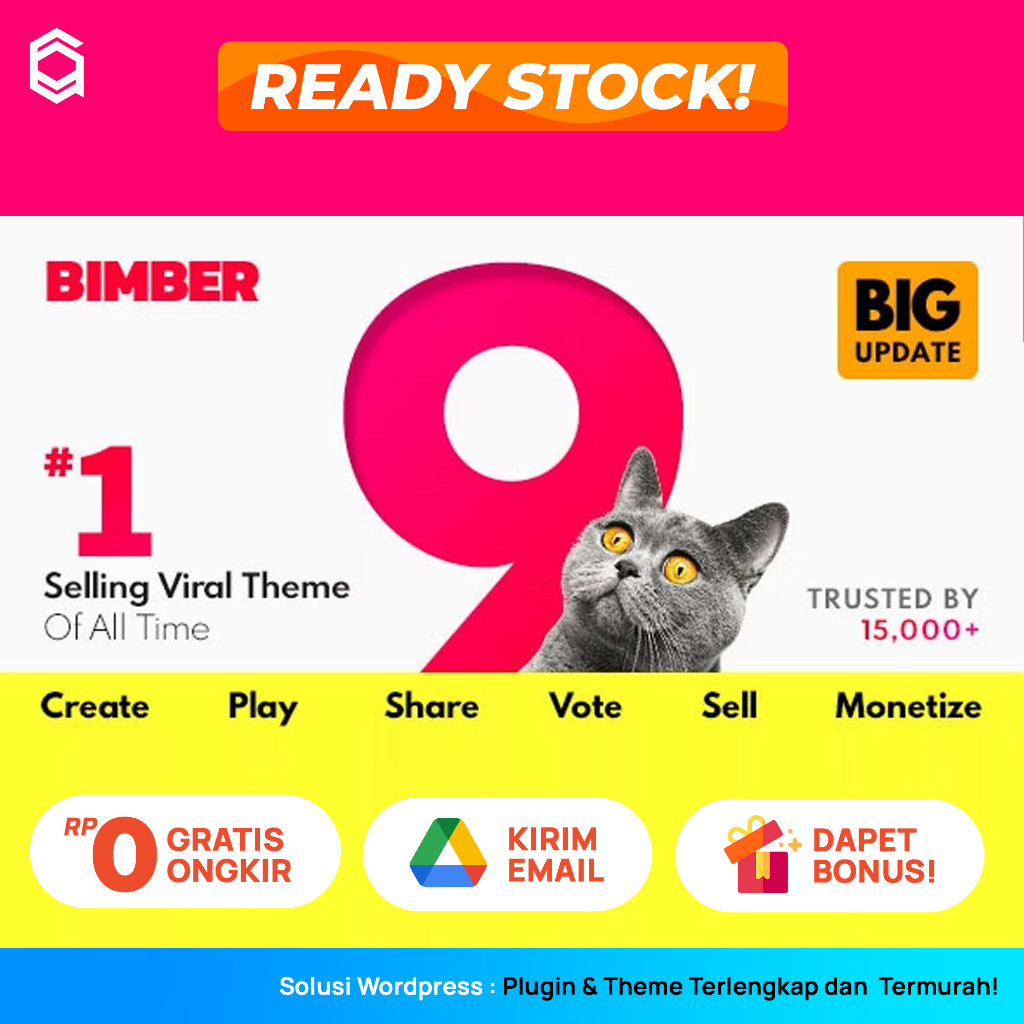 Bimber Theme Wordpress News Magazine Premium Unlimited Domain