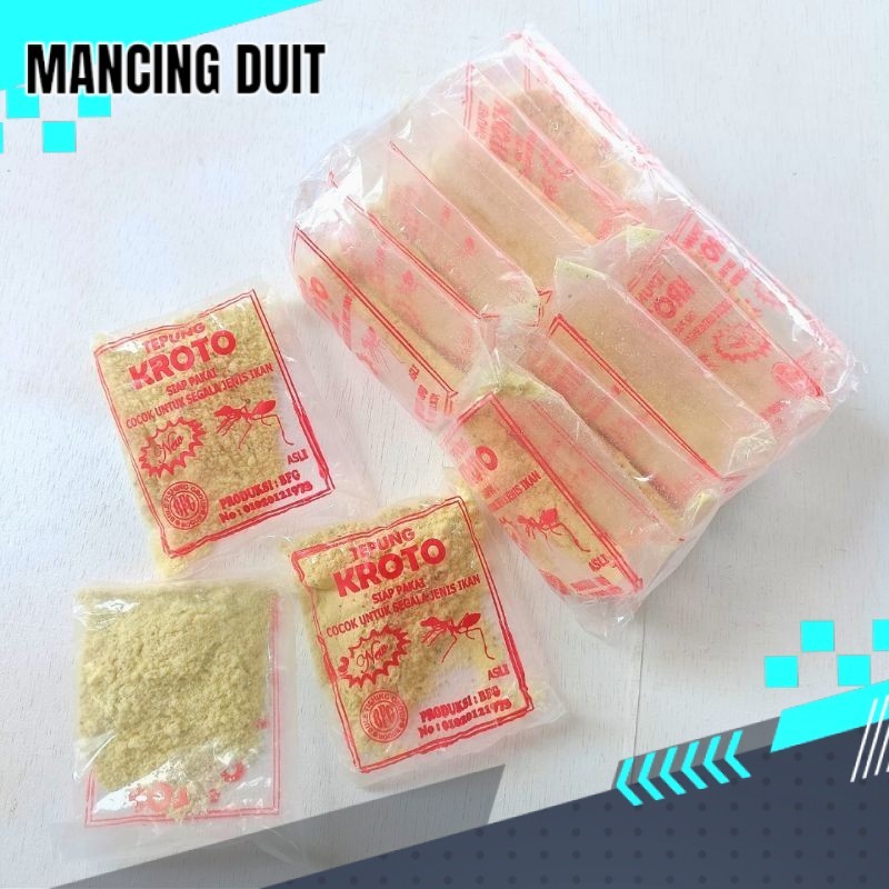 TEPUNG KROTO SUPER ASLI BFG - UMPAN PANCING