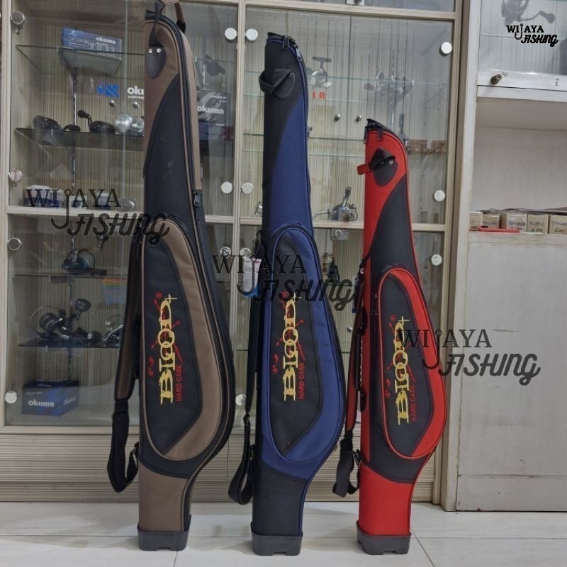 Tas Joran Pancing Hardcase Blood Fishing Bag Hard Case Membawa Peralatan Pancing Wijayafishing.id