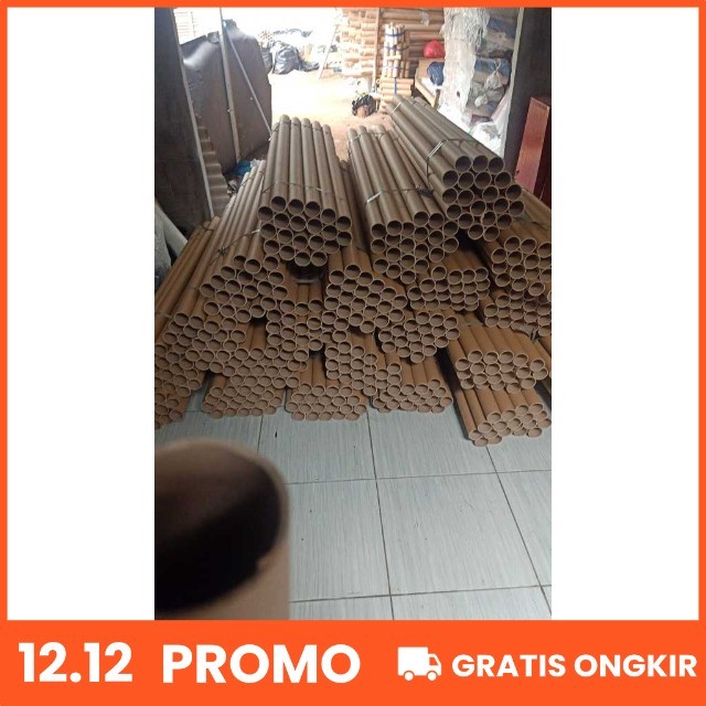 

Paper Tube Selongsong -+100cm untuk Kertas Foto Poster Stiker / Tabung Karton / Kardus Paper