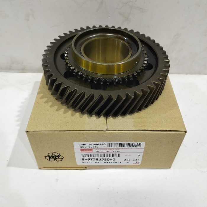 SPARE PART GEAR 6TH GIGI 6 MAINSHAFT TRANSMISI ISUZU ELF NMR 71 81 OEM