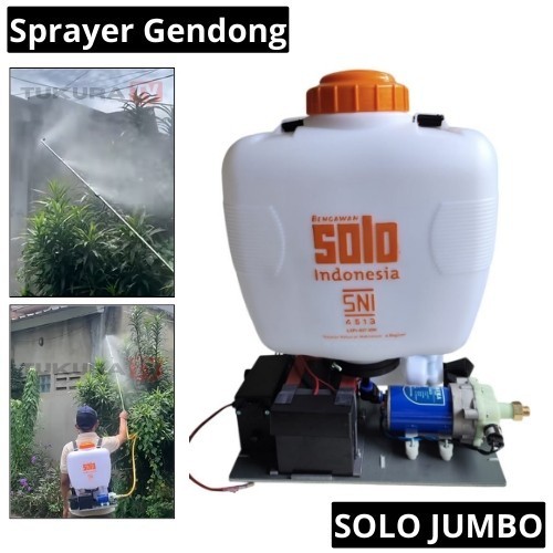 Tangki Gendong Sprayer Elektrik SOLO 15 Liter Nikuma Big pump N2828 Paling Kencang - Belum Packing k