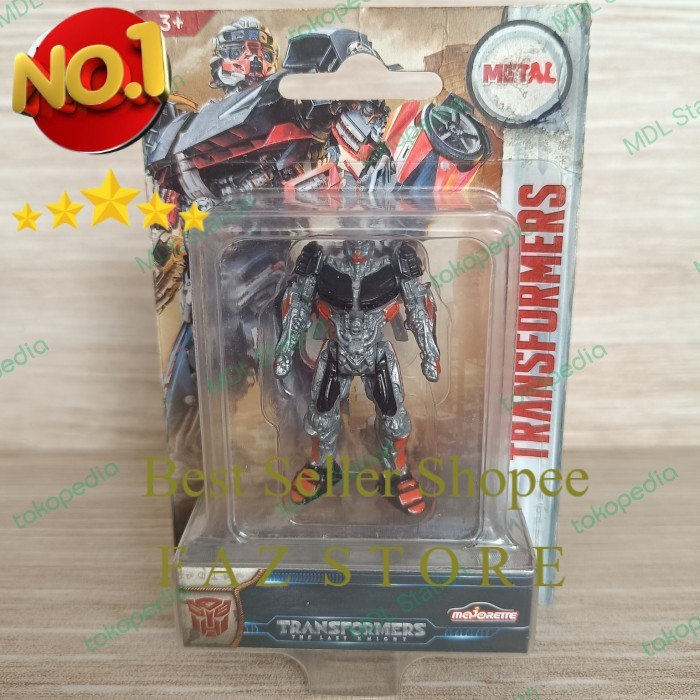 Majorette Transformers The Last Knight  HOT ROD Metal Figure Toy FAZ Store