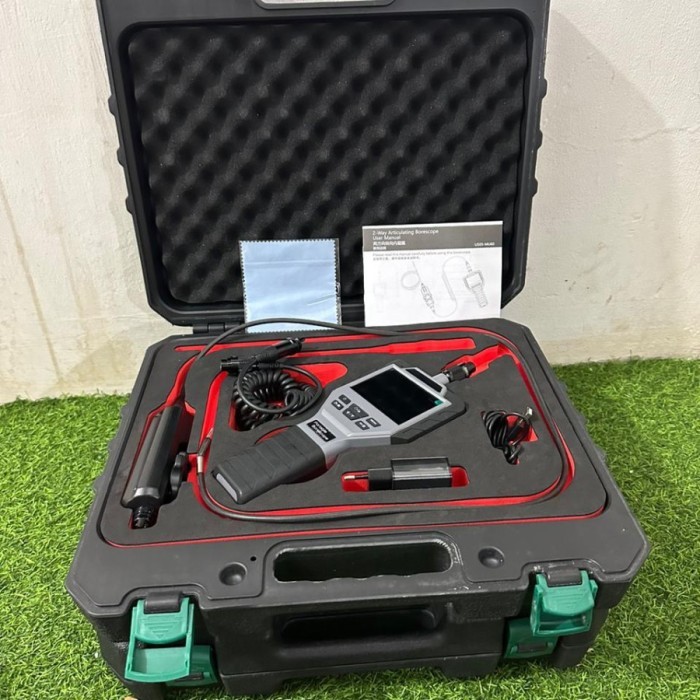 

Flexible Pipe Borescope Inspection Camera Articulating 180 Degree Bore