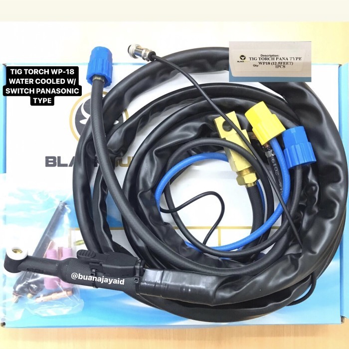 Tig Torch Stang Argon Tang Las Argon WP-18 Panjang Kabel 4 meter Pana