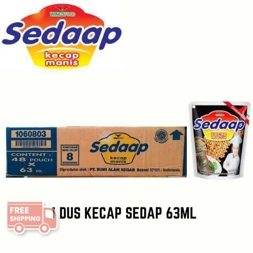 

Kecap Sedaap 2000 1 dus isi 48pcs /63ml