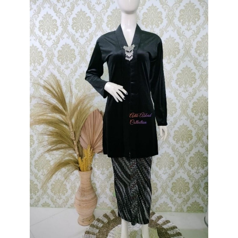 Baju Kebaya Tunik Bludru Kartini/COD