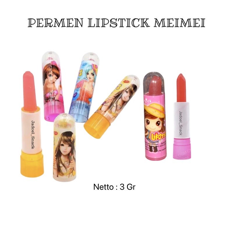 

Permen Lipstick Meimei 10Gr Rasa Manis by Jadoel_Snack