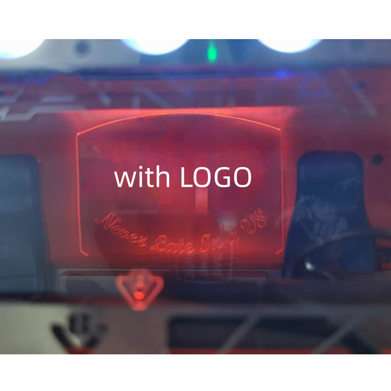 Acrylic Logo Light Scania V8 LED Lamp for 1/14 TAMIYA Scania RC Truck Remote Control Tractor Trailer