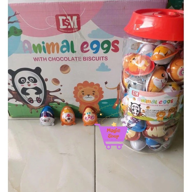 

Owls Egg Cokelat Toples Isi 60