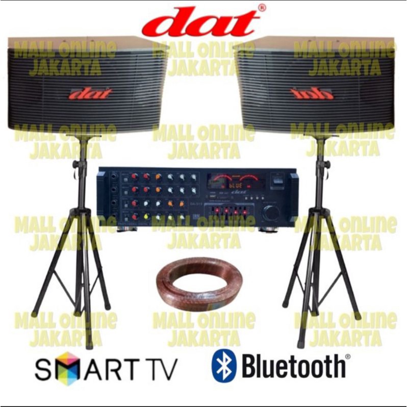 Paket Karaoke Dat 10inch SoundSystem Ampli Da313 ak100