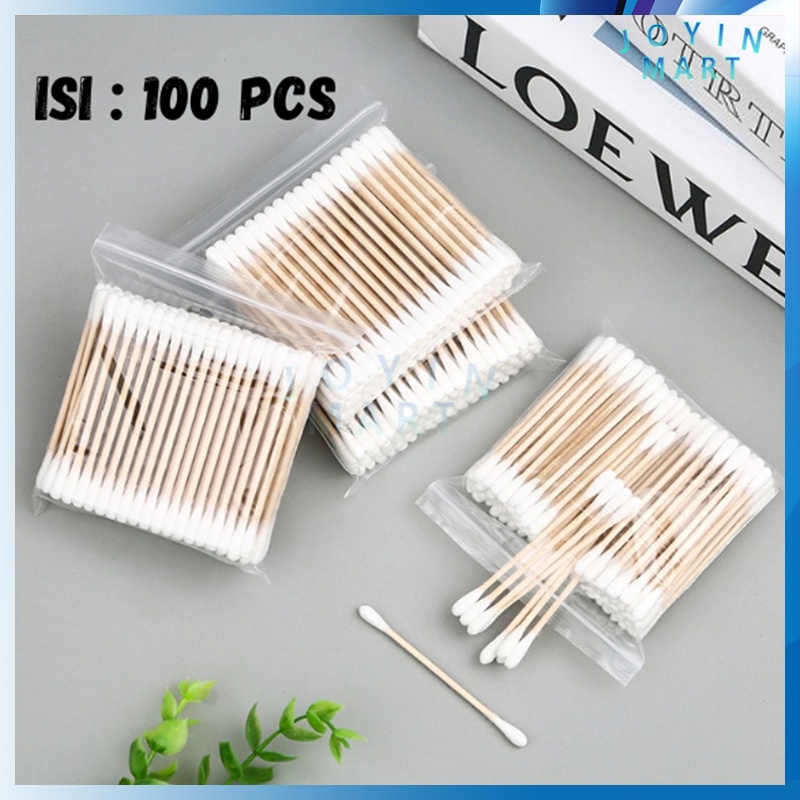 600 pcs Cotton Buds Bambu / Cotton Bud Kayu / Bamboo Cotton Bud / Cotton Buds Pembersih Telinga