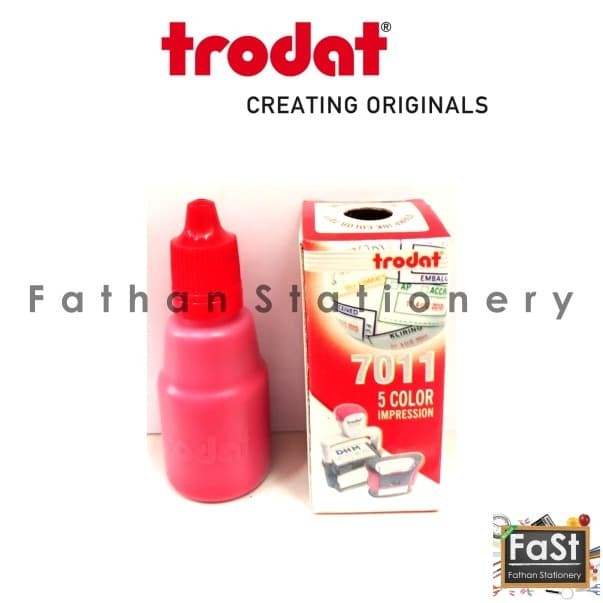 

Best Seller Tinta Stempel Trodat 7011 25ml Merah Original