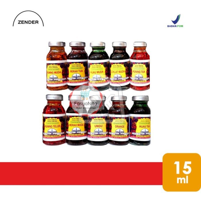 

Pewarna Makanan ZENDER Sumbo Coloring (15 ml) - HIJAU MUDA - FasyAnita Mart Denpasar