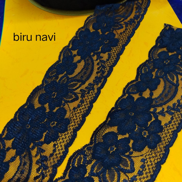 Renda brukat renda kain renda bordir - navi