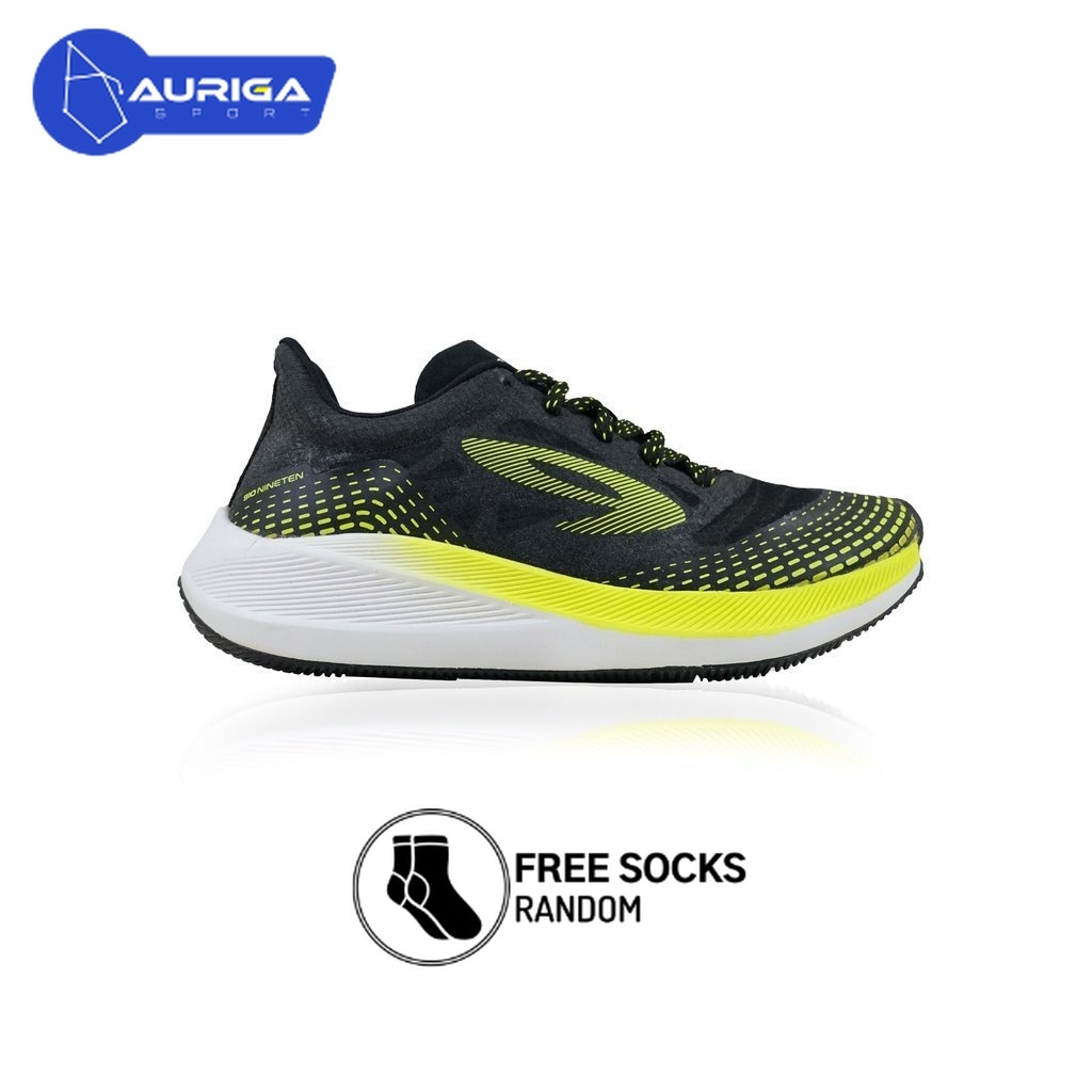 Sepatu Running 910 Haze 1.5 - Hitam/Hijau-Neon/Putih