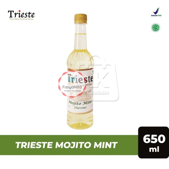 

Mojito Mint Syrup Trieste / Sirup Trieste Mojito Mint (Botol 650 ml) - FasyAnita Mart Denpasar