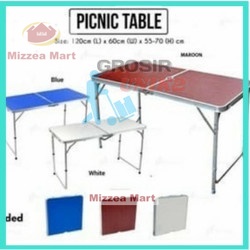 MizzeaMart Meja Lipat Koper Serbaguna Meja Lipat Portable