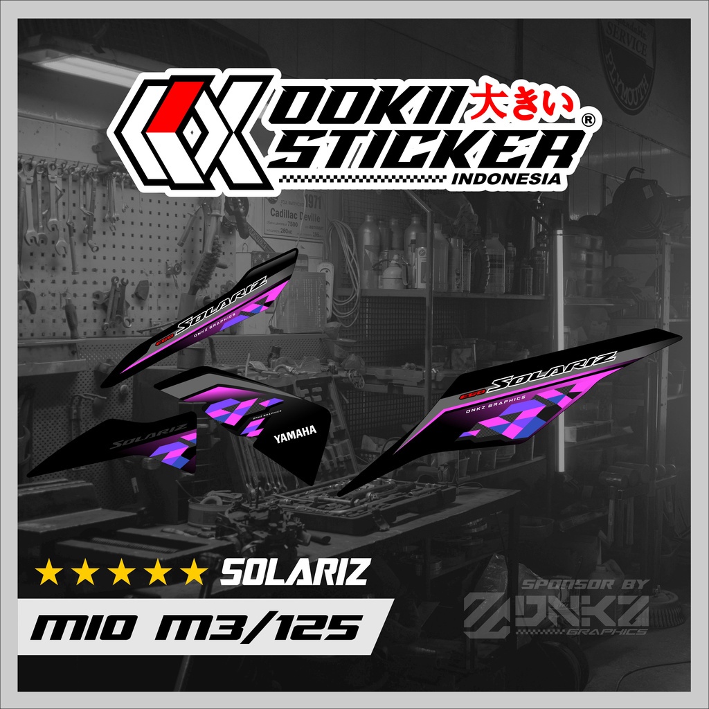 Stiker Mio M3/Z Decal Striping Standar Mio M3/Z Premium Solariz Standar OOKII