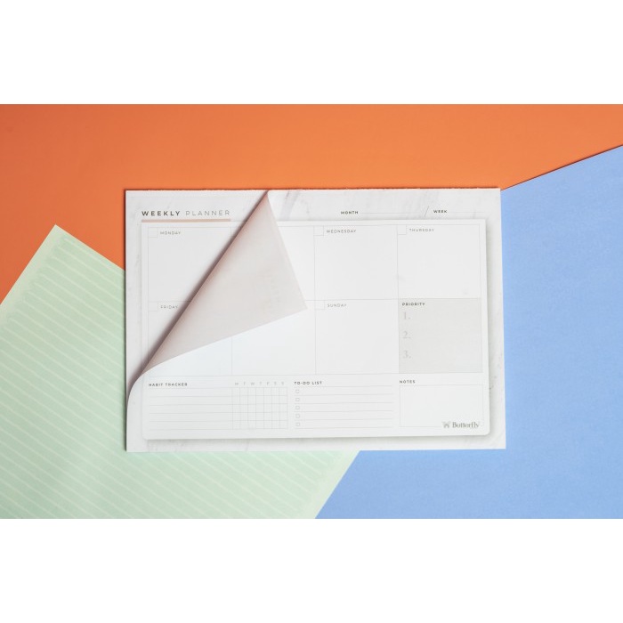 

Butterfly Weekly Planner - Buku Agenda Pengatur Jadwal