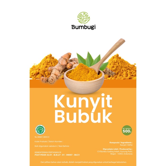 

NEW Promo Best Seller Kunyit Bubuk 500 Gram