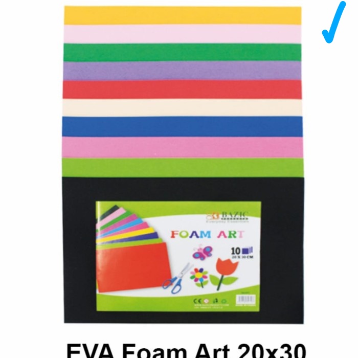 

foam art busa lembaran A4 10pcs -
