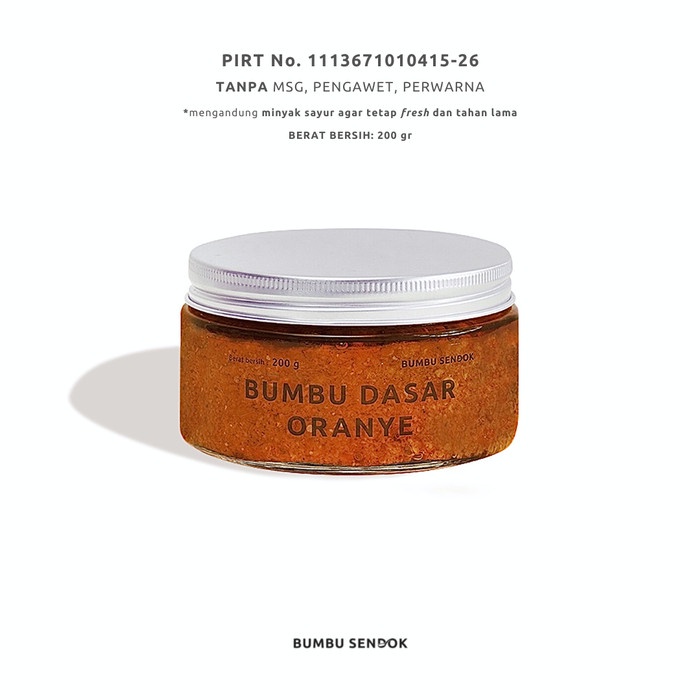 

MurMer BUMBU SENDOK Bumbu Dasar Oranye 200g