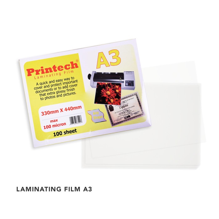 

PRINTECH Laminating Film Pouch / Plastik Laminating A3 - 06001