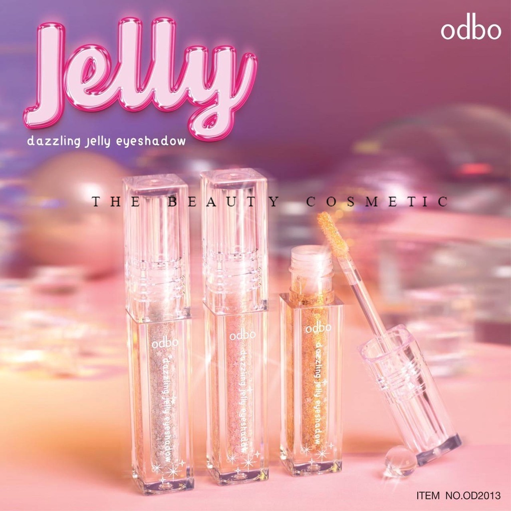 ODBO Dazzling Jelly Eyeshadow Glitter Vegan OD2013 | Eyeshdow Odbo Premum | Original Premium | The B