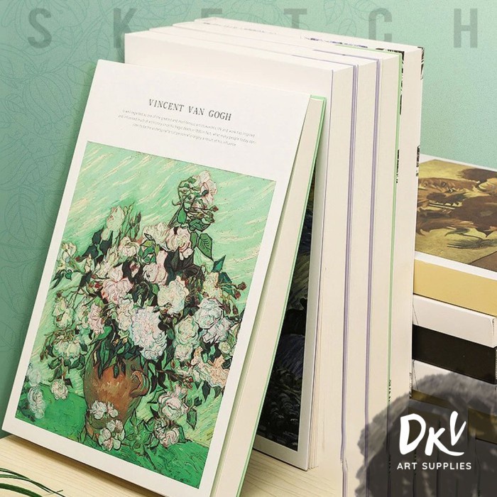 

520 sketch book Sketchbook B5 Vincent Van Gogh Softcover - S.night laut