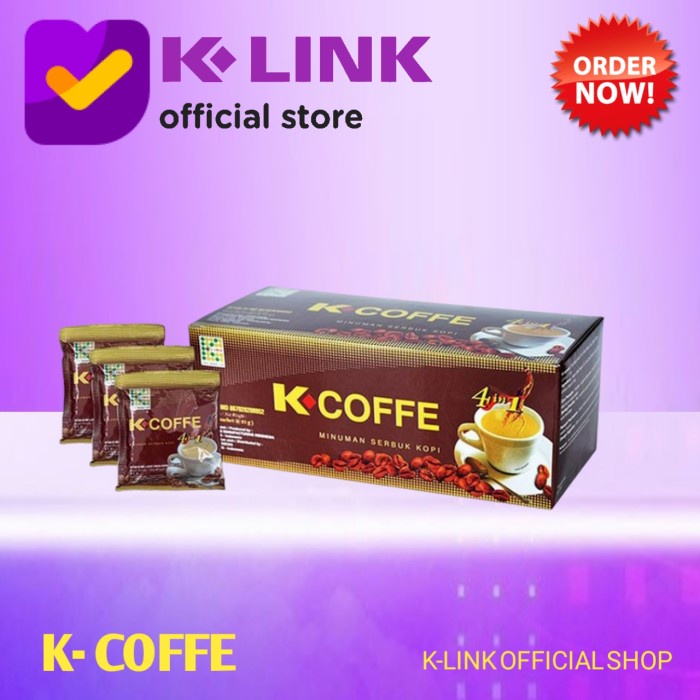 

Kopi ginseng Original K Coffee 4 in 1 Kopi Penambah Stamina