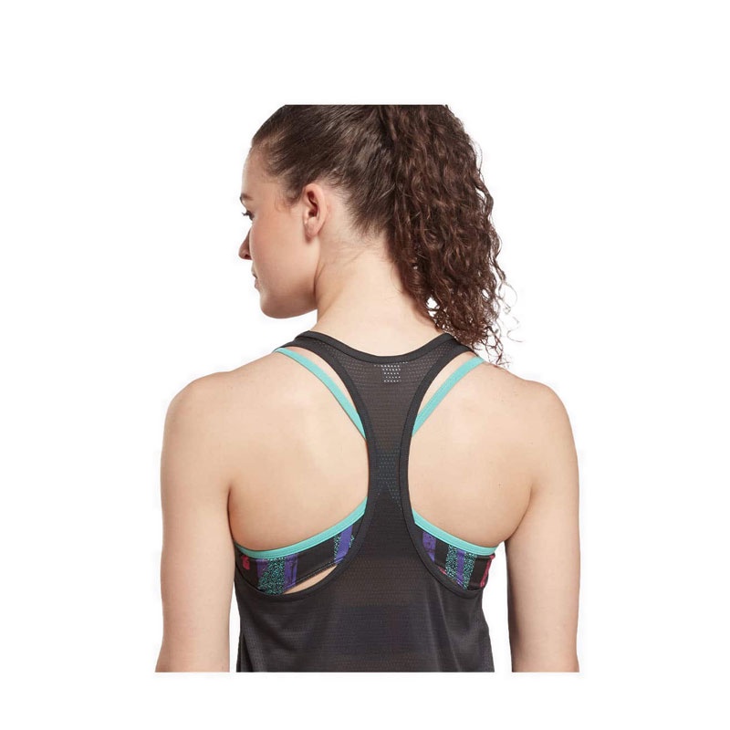 Reebok ID Train Mesh Back Women's Tank - Night Black