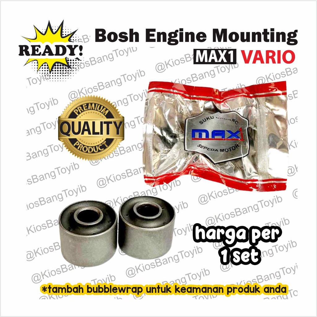 Bosh Arm Bosh Engine Mounting Vario Beat Scoopy Spacy (2pc) MAX1