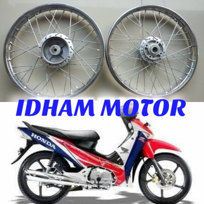 VELG JARI-JARI DEPAN BELAKANG MOTOR HONDA SUPRA X 125