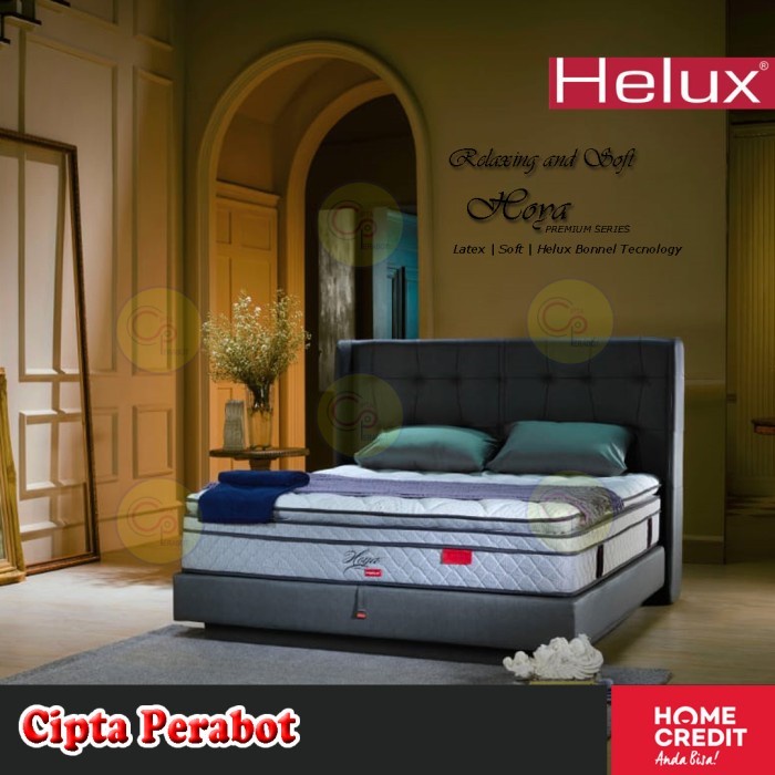 Fullset Original Springbed Helux Hoya Tempat Tidur Latex Super Soft