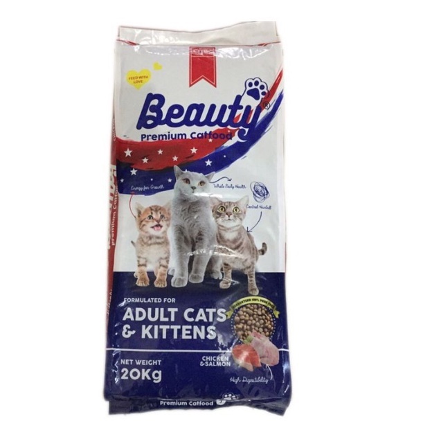 beauty pakan kucing 20kg