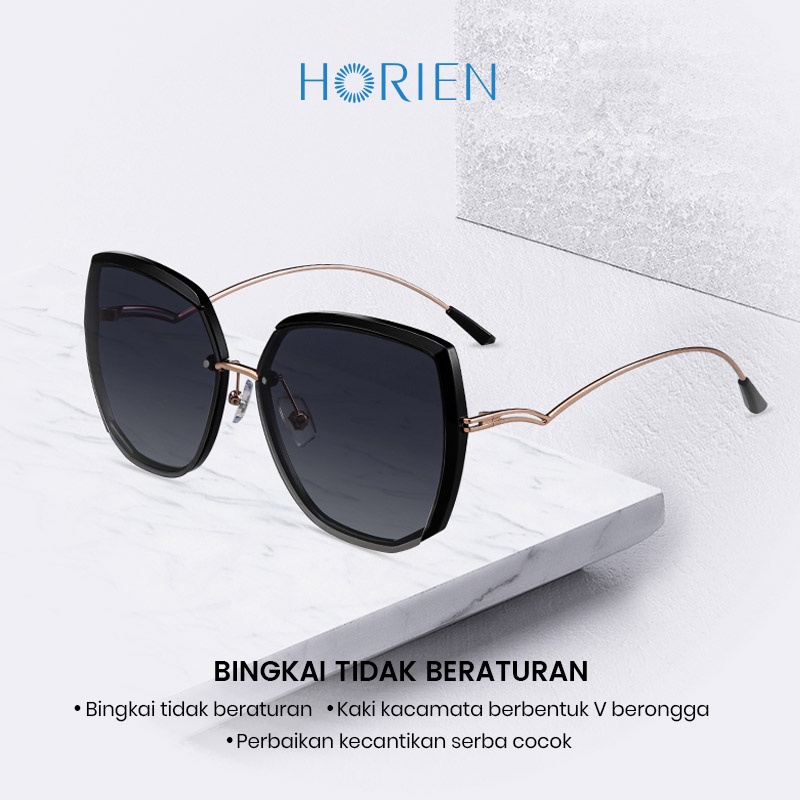 COD Horien N6826 Grey Kacamata Hitam Sunglasses Kacamata Polarized Kacamata Polaroid Kacamata Murah 