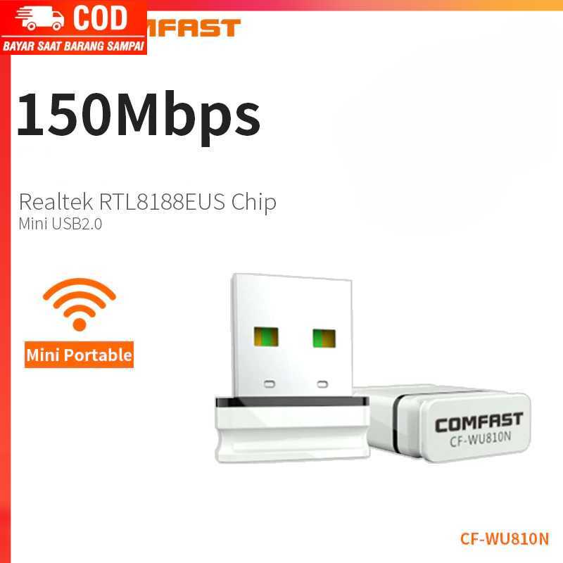 ( 100% BARANG ORI ) Comfast USB WiFi Adapter Wireless Transmitter & Receiver - CF-WU810N