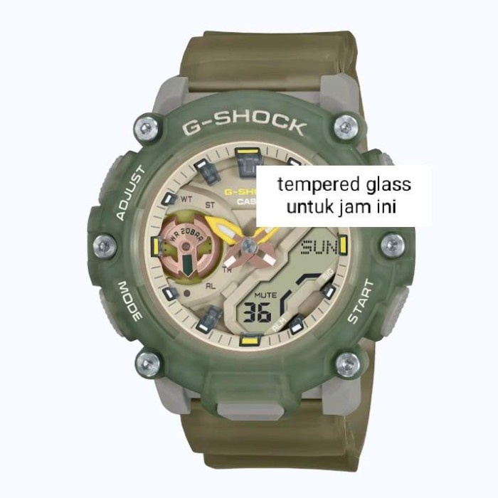 tempered glass for CASIO G-SHOCK GMA-S2200PE-3A anti gores jam tangan TG pelindung layar screen prot