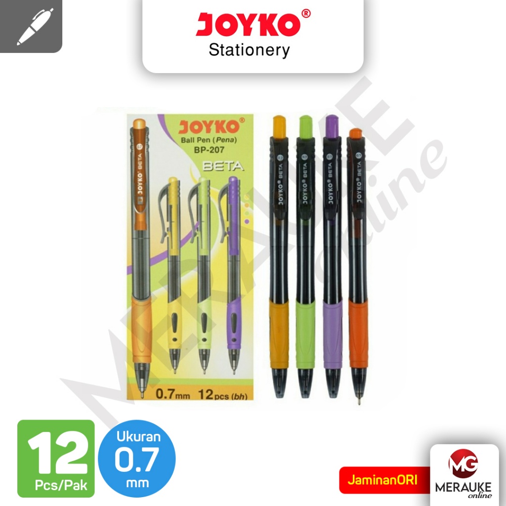 

Ballpoint JOYKO BETA BP-207 (1 Box isi 12 Pcs)