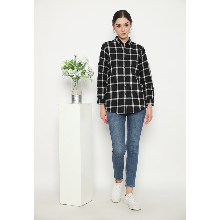 PURICIA - BLOUSE FYNEEN CHOCOLATE