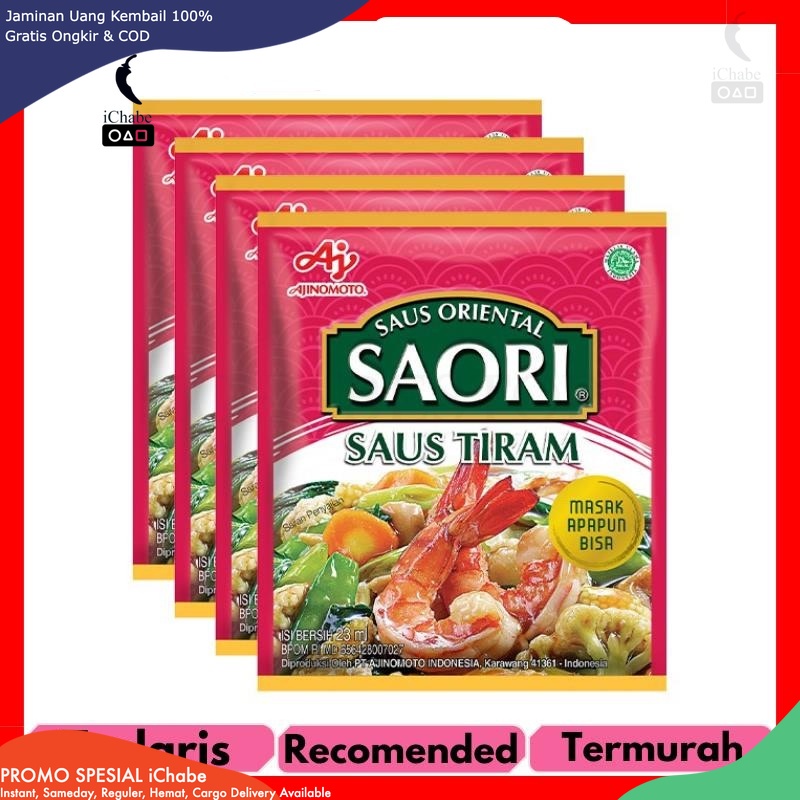 

[BISA COD] DS Saori Saus Oriental Saus Tiram Sachet 23ml Ajinomoto