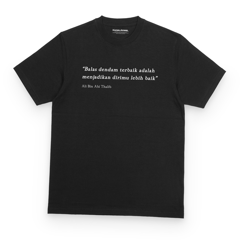 Kaos Muslim "Balas Dendam Terbaik" -Kaos Muslim/Kaos Dakwah/Kaos Islami/Baju Islami/Baju Dakwah/Kaos