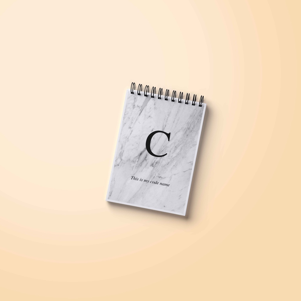 

Notebook Alphabet Edition Lined Grid Dot Ukuran A6 Ring Spiral Jurnal Catatan Buku Spiral Binder