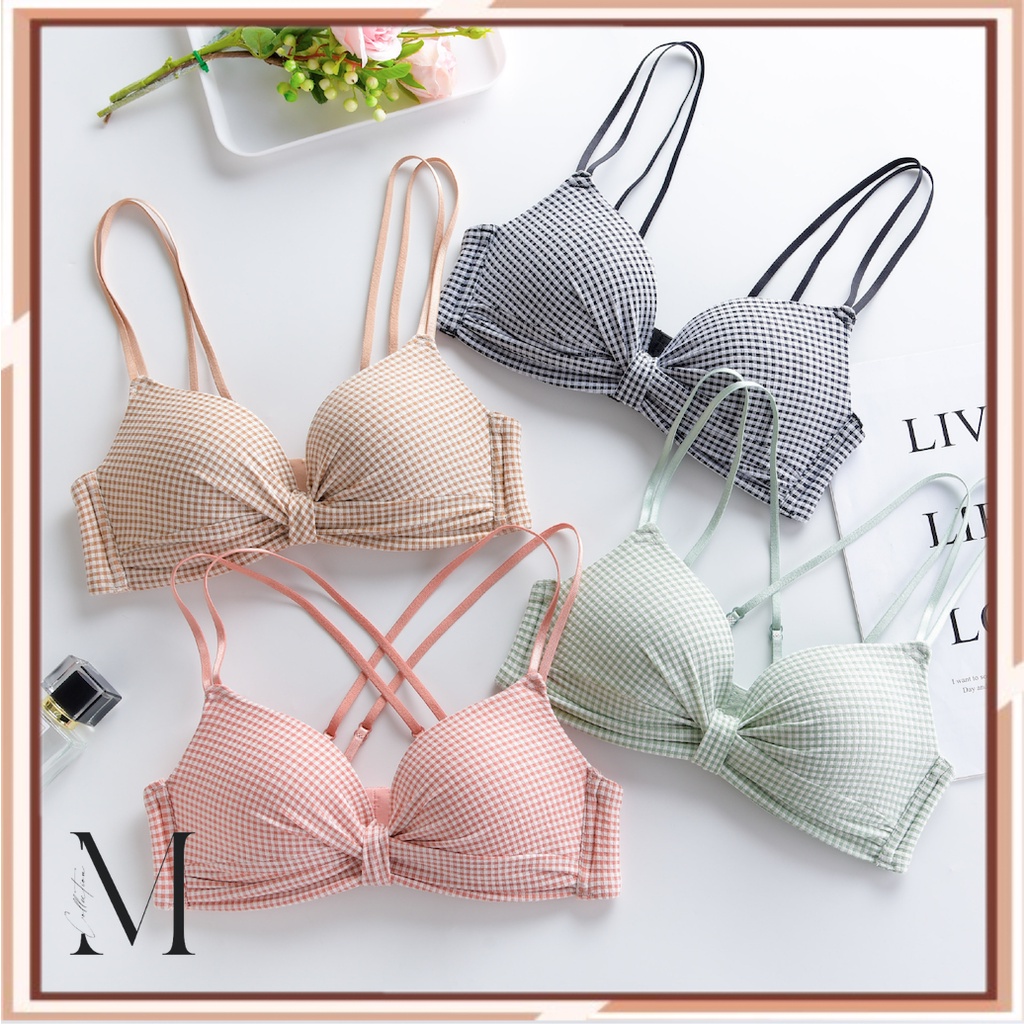 [M.Collection] - B28 Bra Model Jepang Unik Sexy Tanpa Kawat Bra Import Asian Style