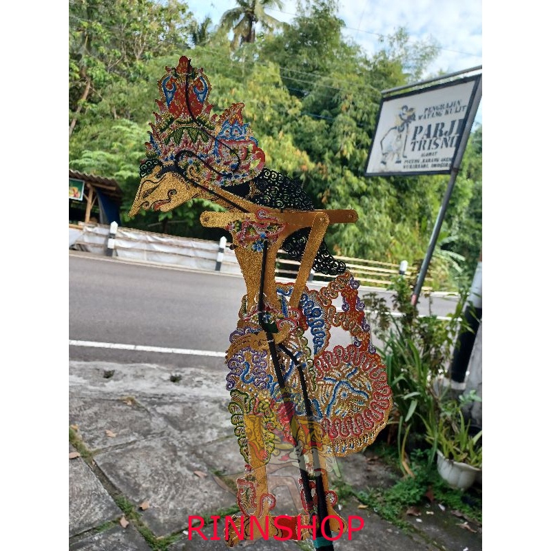 parikesit kelas sedang / kulit asli/ cod / wayang murah