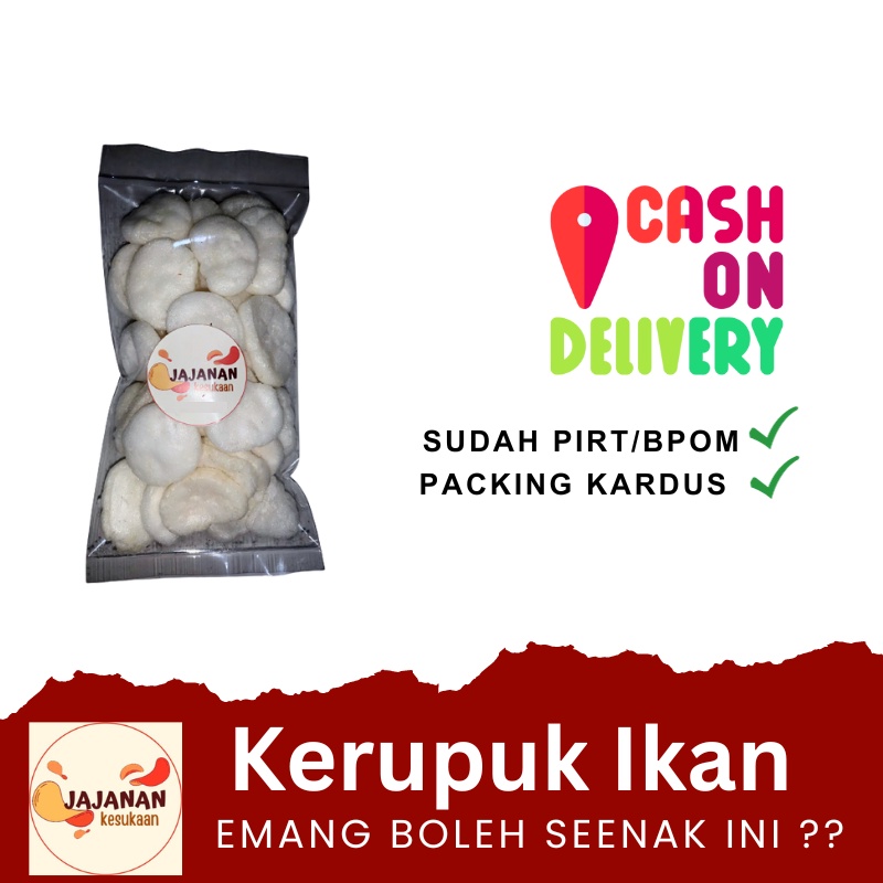 

Jajanan Kesukaan - Makanan Ringan Kerupuk Ikan Asli Ring Koin Coin Cemilan Camilan Snack Snacks Murah READY STOCK sudah BPOM/PIRT