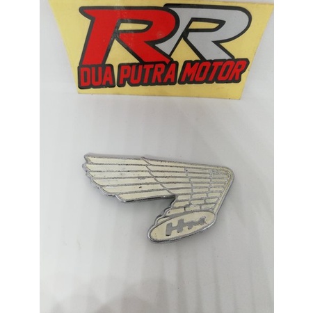 emblem logo timbul sayap hm honda tangki tengki tanki original ori honda cb100 cb125 s90 s90z cs90 z