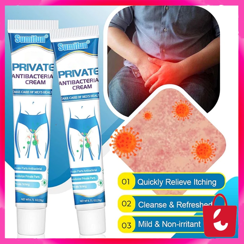 SUMIFUN [Private]Antibacter Krim Obat Gatal Selangkangan Eksim Jamur Area Sensitif SelangkanganPaha